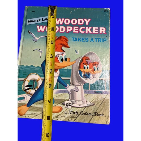 Little Golden Book Woody Woodpecker Takes a Trip by Walter Lantz Children's Book - Picture 13 of 13